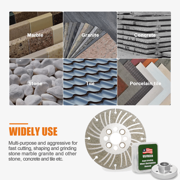 🔥Last Day 50% OFF-Angle Grinding Wheel - Electroplated Diamond - 4 1/2"/5"/7"/9" PLUS+