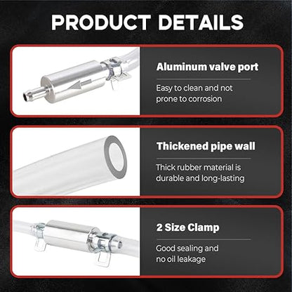 🔥Last Day 49% OFF - 💥Brake Bleeder Hose - One Way Check Valve Tube Bleeding Tool Kit (❤For Car Motorcyle Clutch)