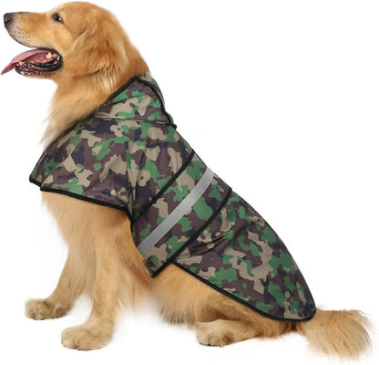 Dog Rainwear Jacket with Hat Keep Your Dog Dry & Stylish with Our Dog Rainwear Jacket with Hat!