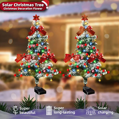 🌲Solar Cedar Tree Lights - Yard Garden Lawn In-Ground Decorative Lights✨
