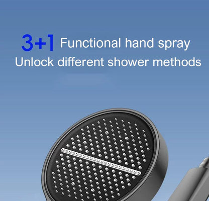🚿 Turbo High-Pressure Shower Head Set with 1.5m Hose