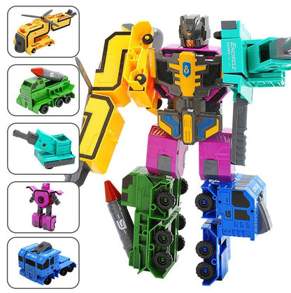 Transforming Number Deformation Robot Toy For Kids