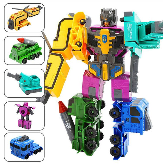Transforming Number Deformation Robot Toy For Kids