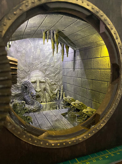 📚✨Booknook Chamber of Secrets Magic Book nook library decor Miniature decoration between books Bookshelf diorama wizarding Alley